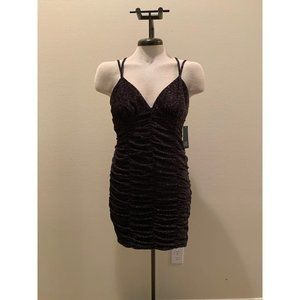 Black Sparkle Dress Medium BodyCon